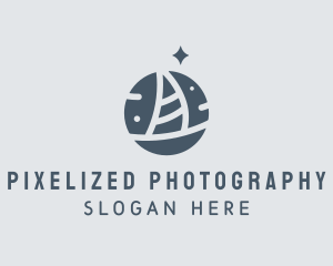 Ocean Marine Sailboat logo design