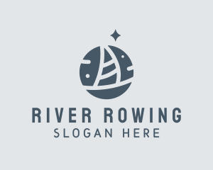 Ocean Marine Sailboat logo design