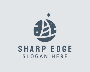 Ocean Marine Sailboat logo design