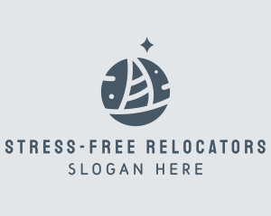 Ocean Marine Sailboat logo design