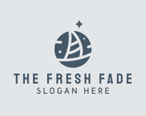 Ocean Marine Sailboat logo design