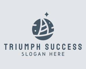 Ocean Marine Sailboat logo design