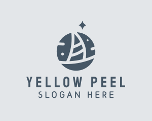 Ocean Marine Sailboat logo design