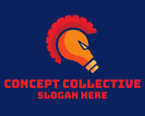 Spartan Idea Light Bulb logo