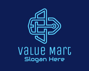 Digital Price Tag logo design