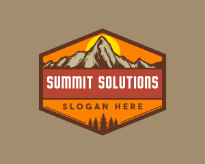 Mountain Alps Summit logo design