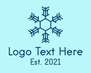 Winter Snowflake Pattern logo