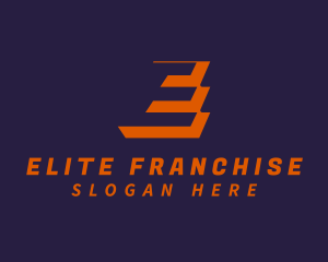 Express Logistics Letter E logo design