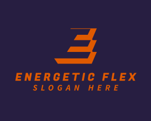 Express Logistics Letter E logo design