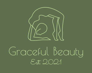 Human Gymnast Pose  logo