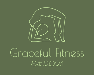 Human Gymnast Pose  logo