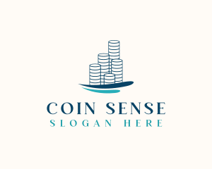 Money Cash Coins logo design