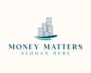 Money Cash Coins logo design