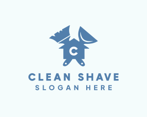 Housekeeping Cleaning Tools logo design