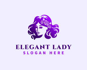 Lady Hair Salon logo design