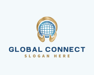 International Globe Hand logo