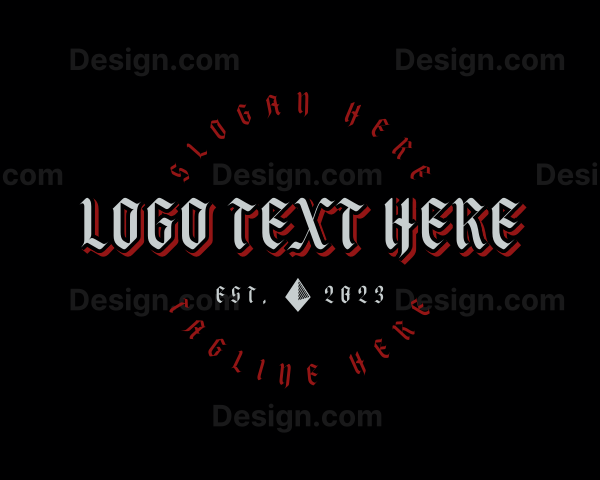 Gothic Tattoo Apparel Logo