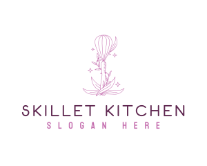 Baking Chef Whisk logo design