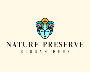 Nature Deity Mother Goddess logo design