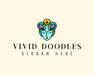 Nature Deity Mother Goddess logo design