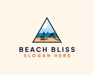 Tropical Beach Summer Tour logo design