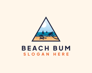 Tropical Beach Summer Tour logo design