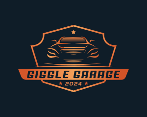 Automotive Sedan Garage logo design