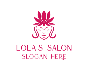 Lotus Beauty Salon logo design