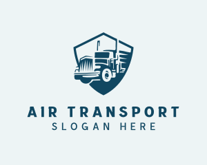 Truck Cargo Transportation logo design