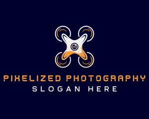 Surveillance Camera Drone logo design