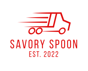 Fast Delivery Truck  logo design