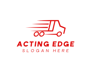 Fast Delivery Truck  logo design