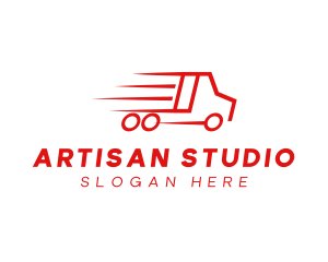 Fast Delivery Truck  logo design