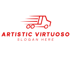 Fast Delivery Truck  logo design