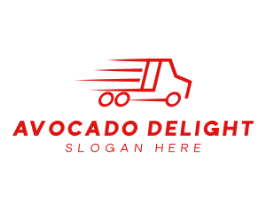 Fast Delivery Truck  logo design