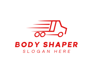 Fast Delivery Truck  logo design