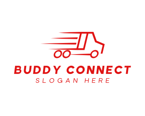 Fast Delivery Truck  logo design