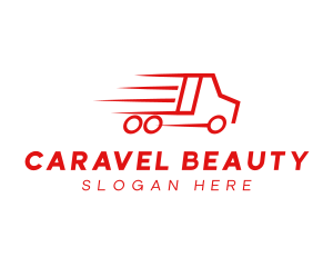 Fast Delivery Truck  logo design