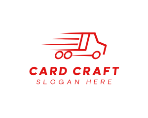 Fast Delivery Truck  logo design