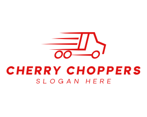 Fast Delivery Truck  logo design