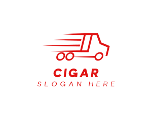 Fast Delivery Truck  logo design