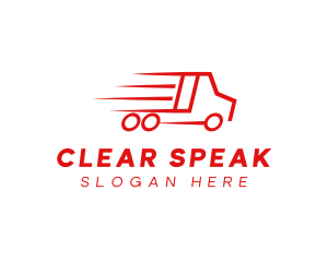 Fast Delivery Truck  logo design