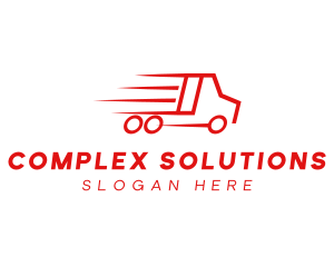 Fast Delivery Truck  logo design