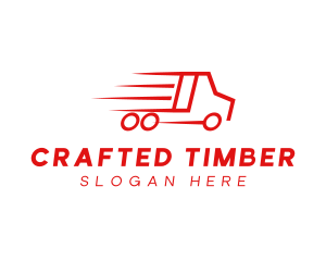 Fast Delivery Truck  logo design