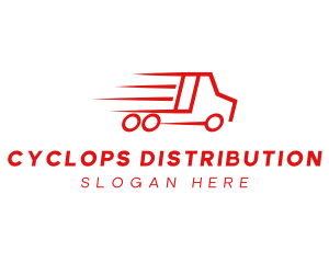 Fast Delivery Truck  logo design