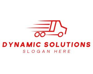 Fast Delivery Truck  logo design