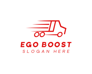 Fast Delivery Truck  logo design