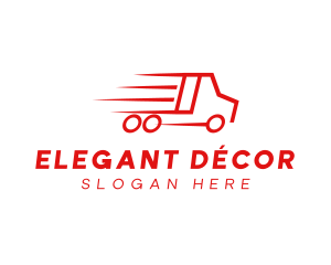 Fast Delivery Truck  logo design