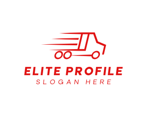 Fast Delivery Truck  logo design