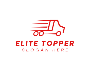 Fast Delivery Truck  logo design